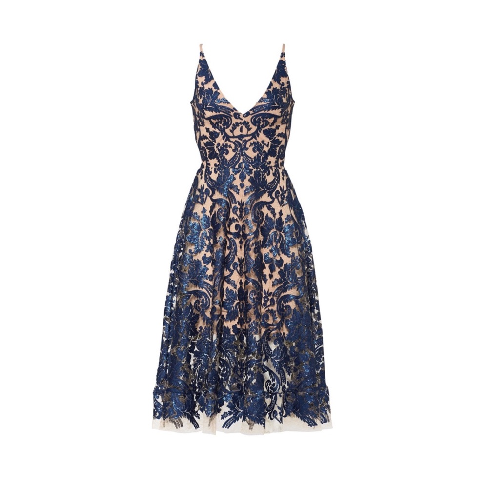 Dress the Population - Blair Sequin Lace Dress